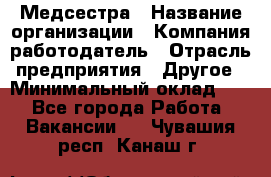 Медсестра › Название организации ­ Компания-работодатель › Отрасль предприятия ­ Другое › Минимальный оклад ­ 1 - Все города Работа » Вакансии   . Чувашия респ.,Канаш г.